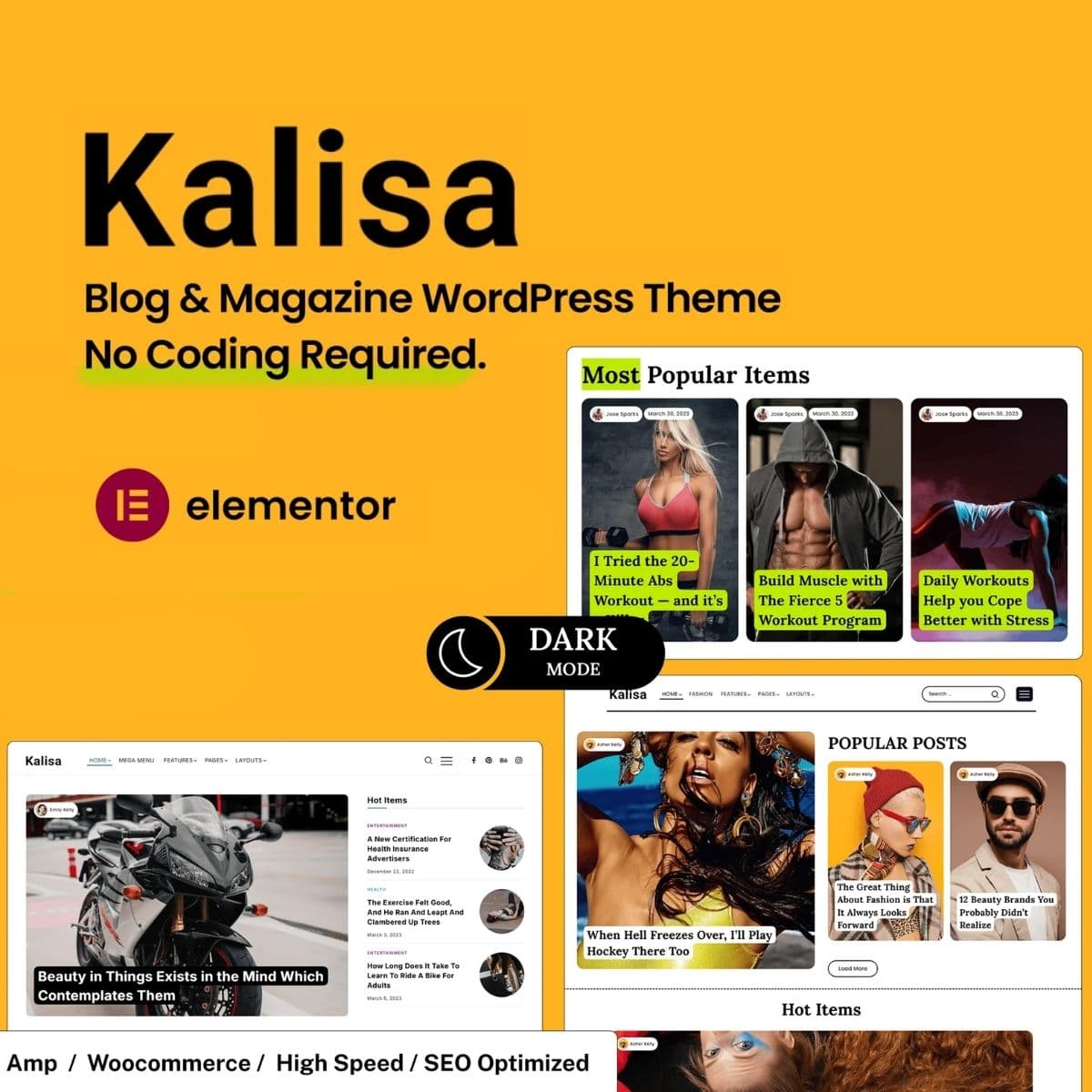Kalisa | Blog & Magazine WordPress Theme