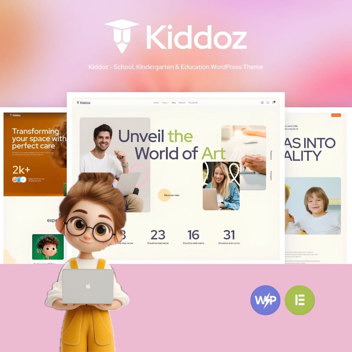 Kiddoz - School, Kindergarten & Education WordPress Theme