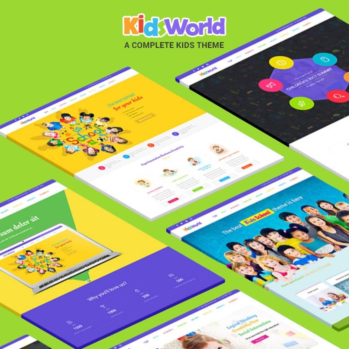 Kids Heaven - Children Education WordPress Theme