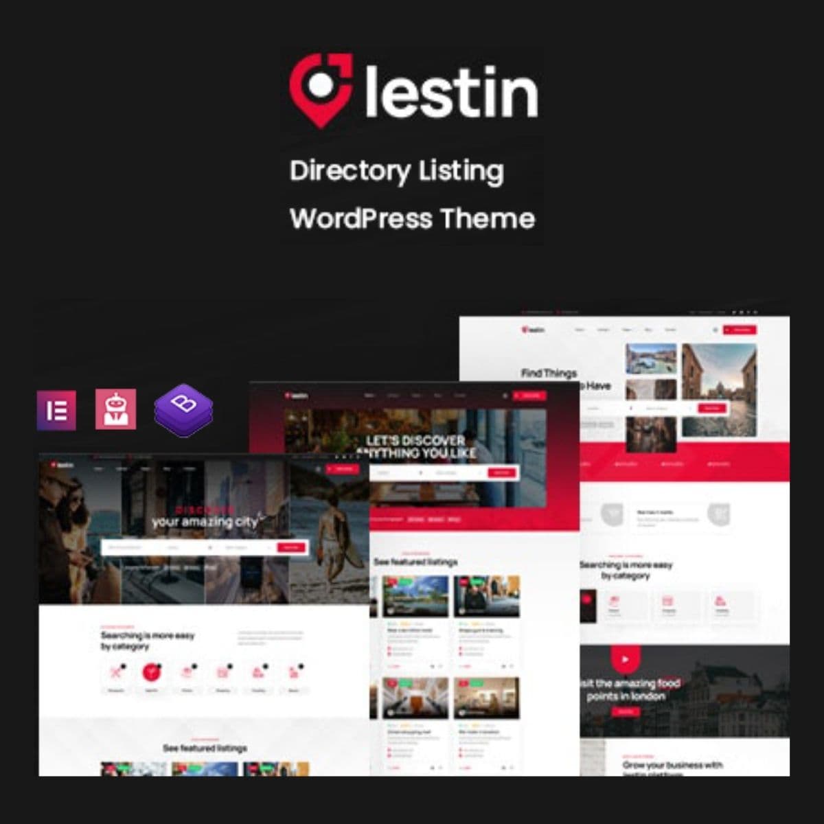 Lestin - Directory Listing WordPress Theme