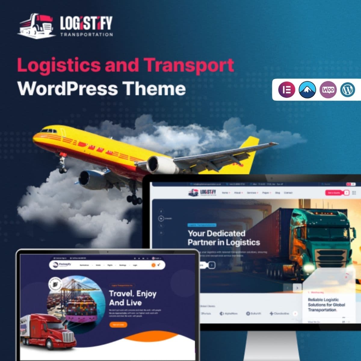Logistify - Transportation & Logistics WordPress Theme