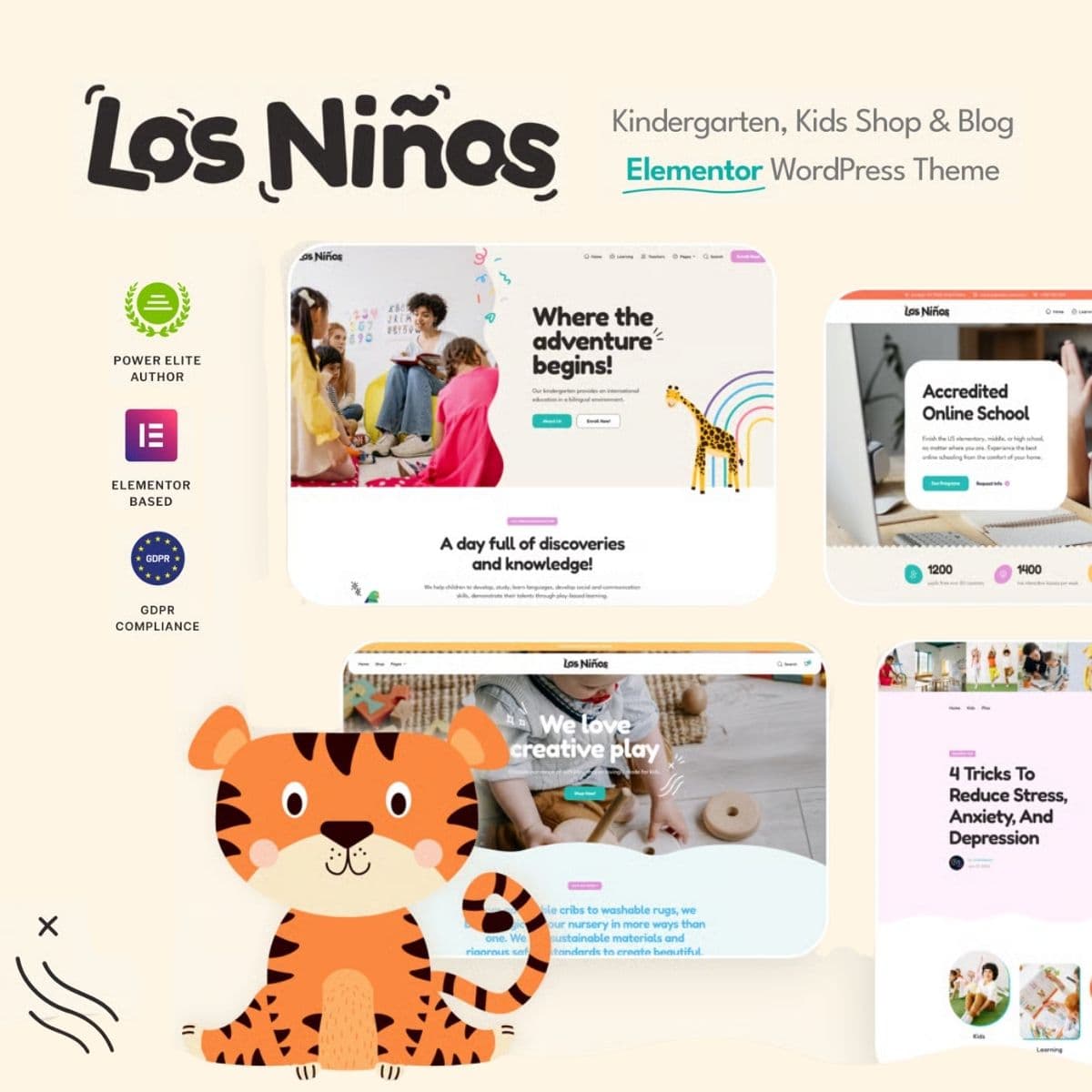Los Ninos - Children Education WordPress Theme