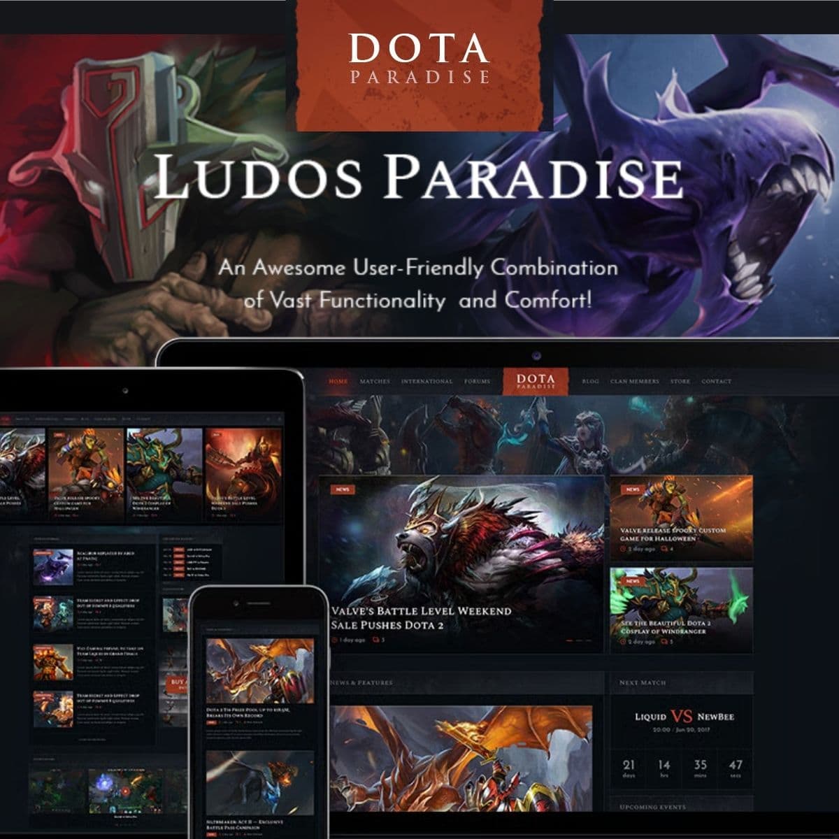 Ludos Paradise | Video Gaming & Esports WordPress Theme