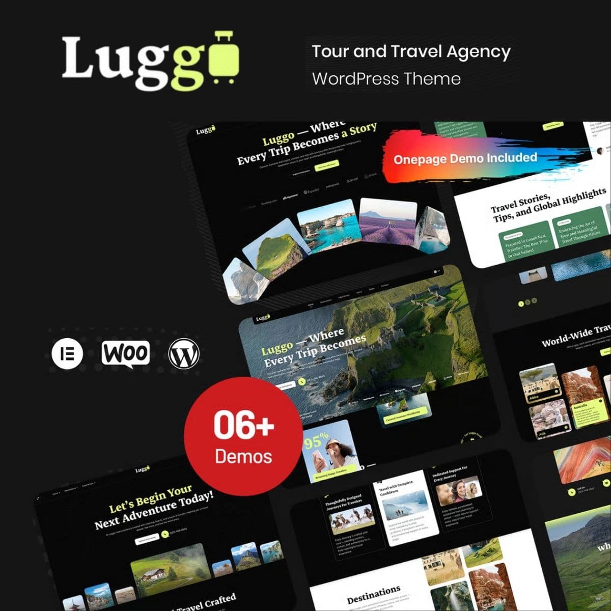 Luggo - Tour and Travel Agency WordPress Theme