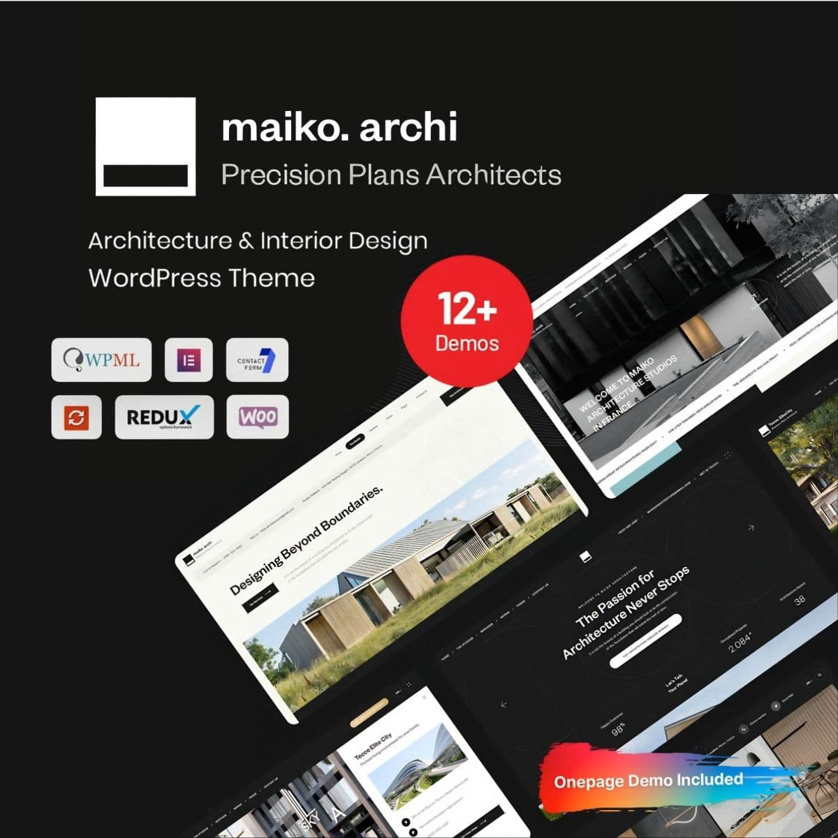 Maiko - Architecture and Interior Design WordPress Theme
