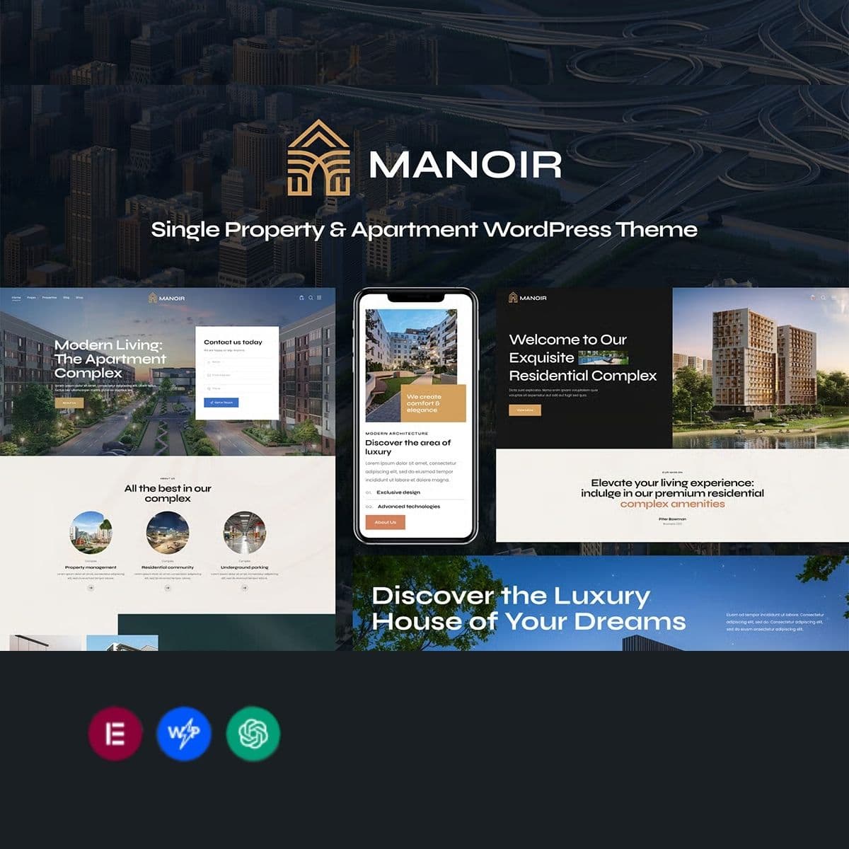 Manoir - Single Property & Apartment WordPress Theme