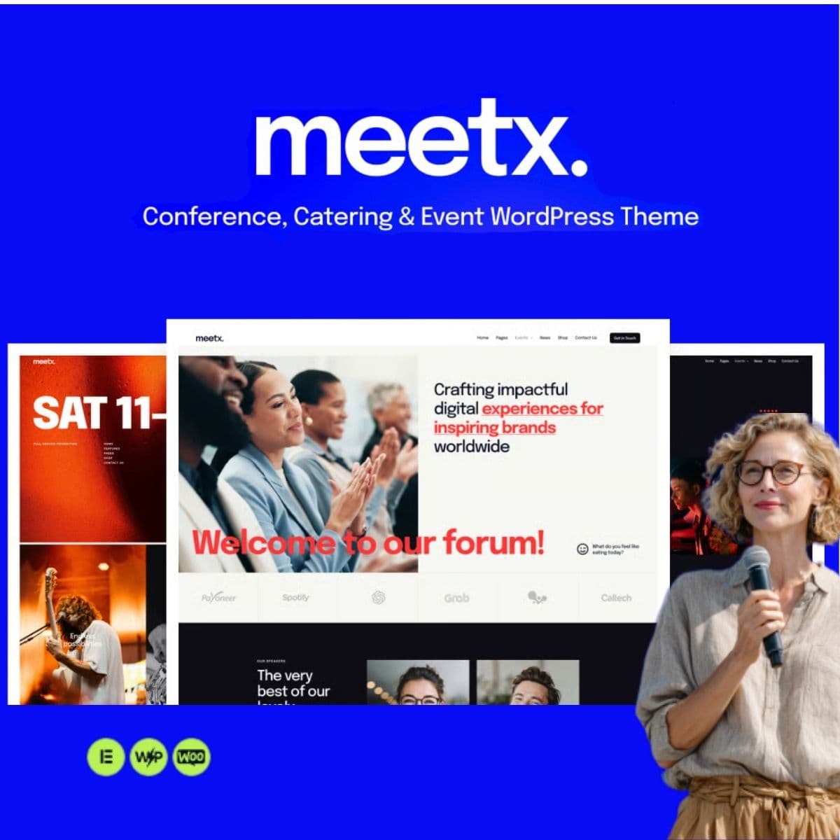 Meetx - Conference, Catering & Event WordPress Theme