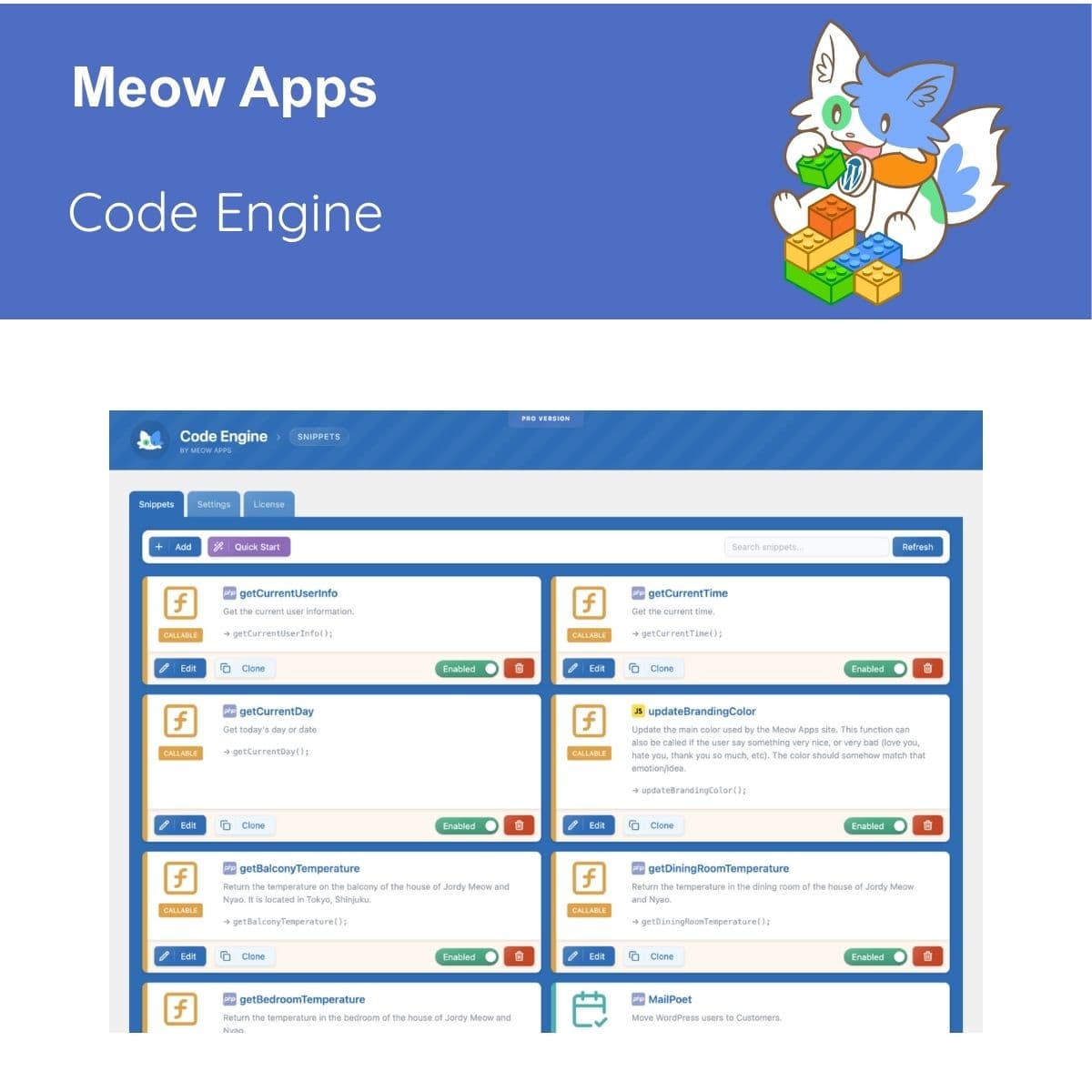 Meow Apps Code Engine Pro