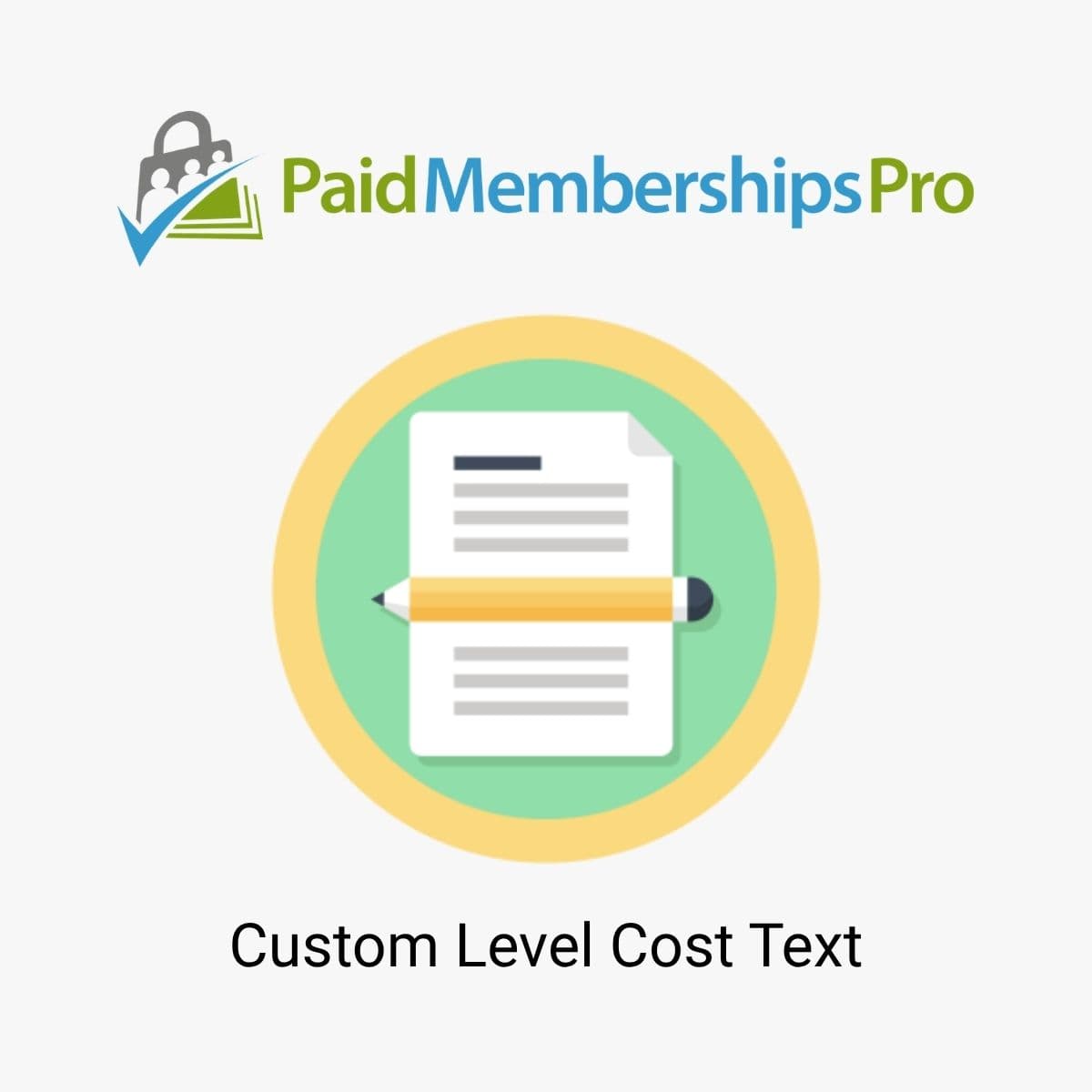 Paid Memberships Pro Custom Level Cost Text