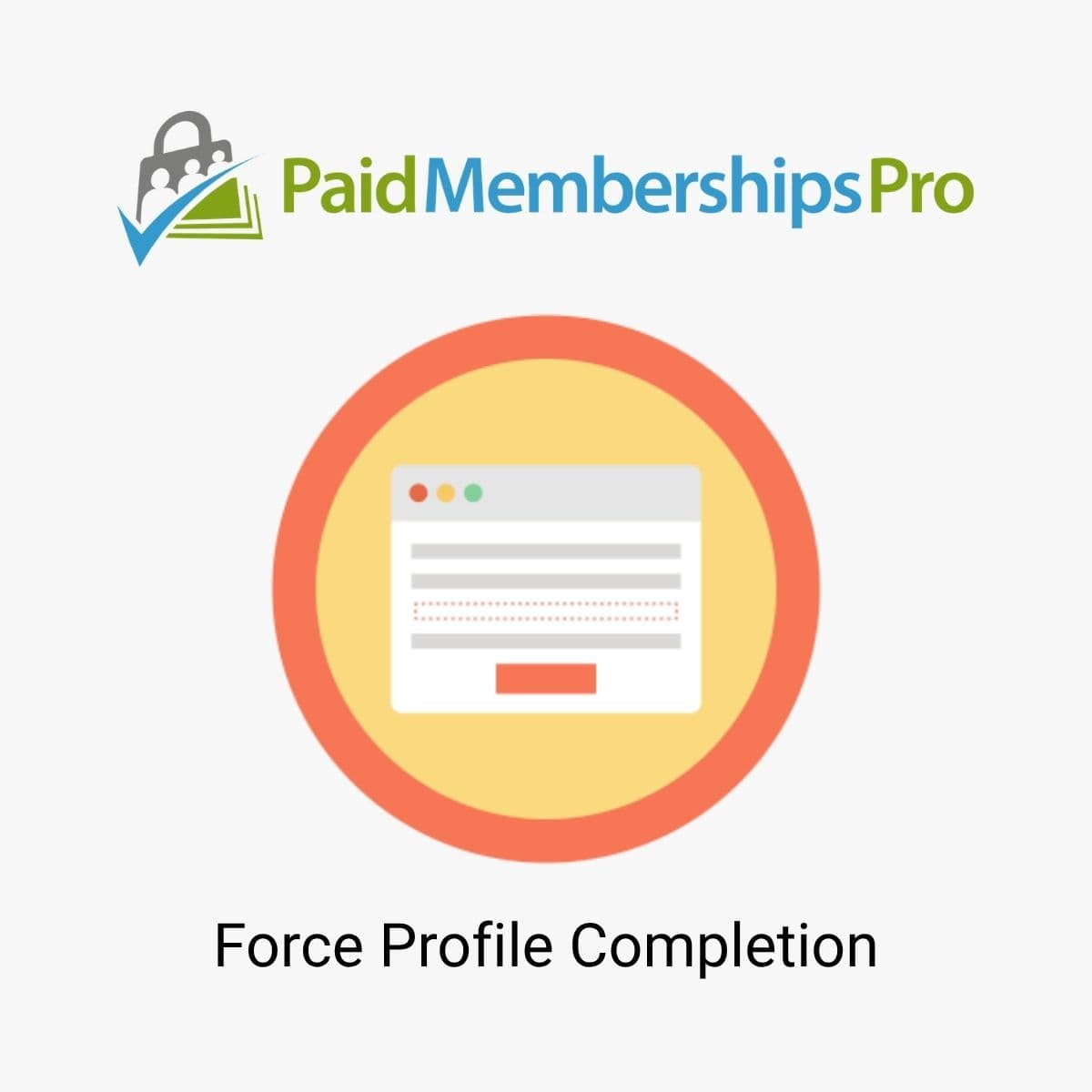 Paid Memberships Pro Force Profile Completion