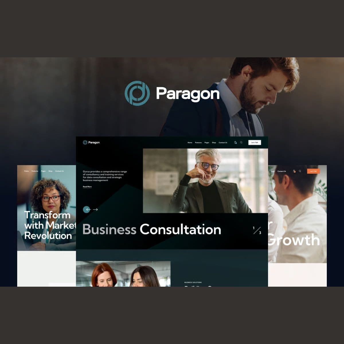Paragon - Consulting & Corporate Business WordPress Theme