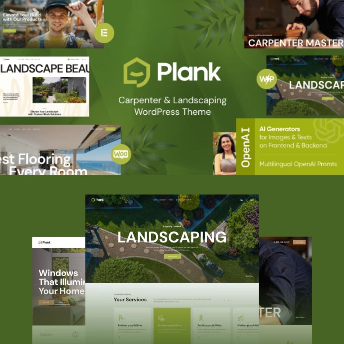 Plank - Carpenter, Flooring & Woodworker WordPress Theme