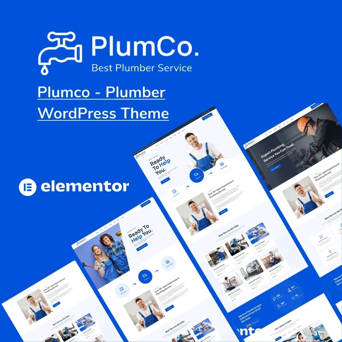 Plumco - Plumber WordPress Theme