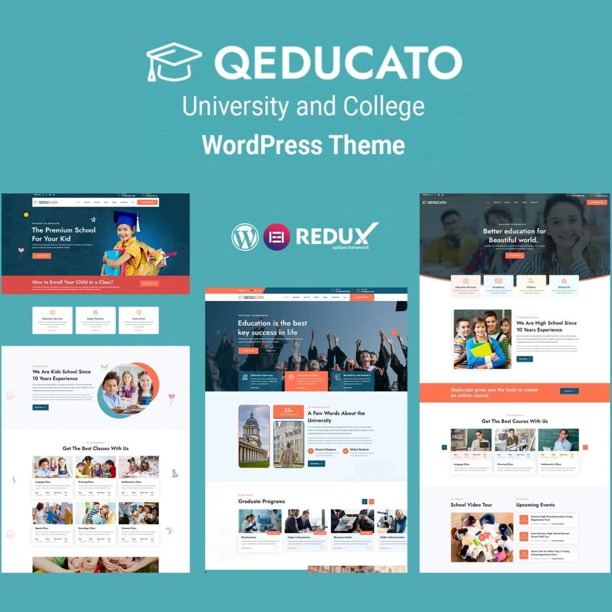 Qeducato - University and College WordPress Theme