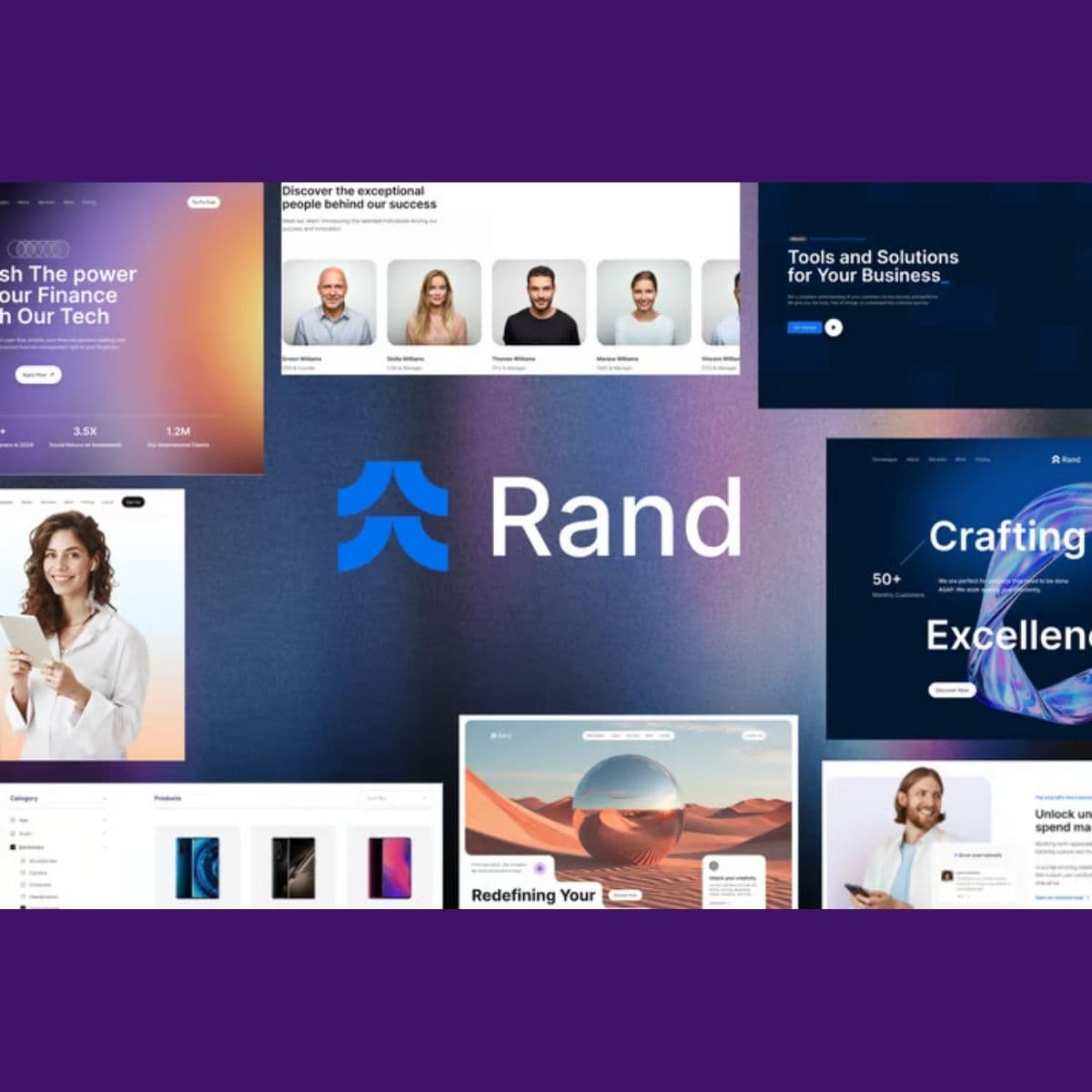 Rand – Creative Multipurpose WordPress Theme