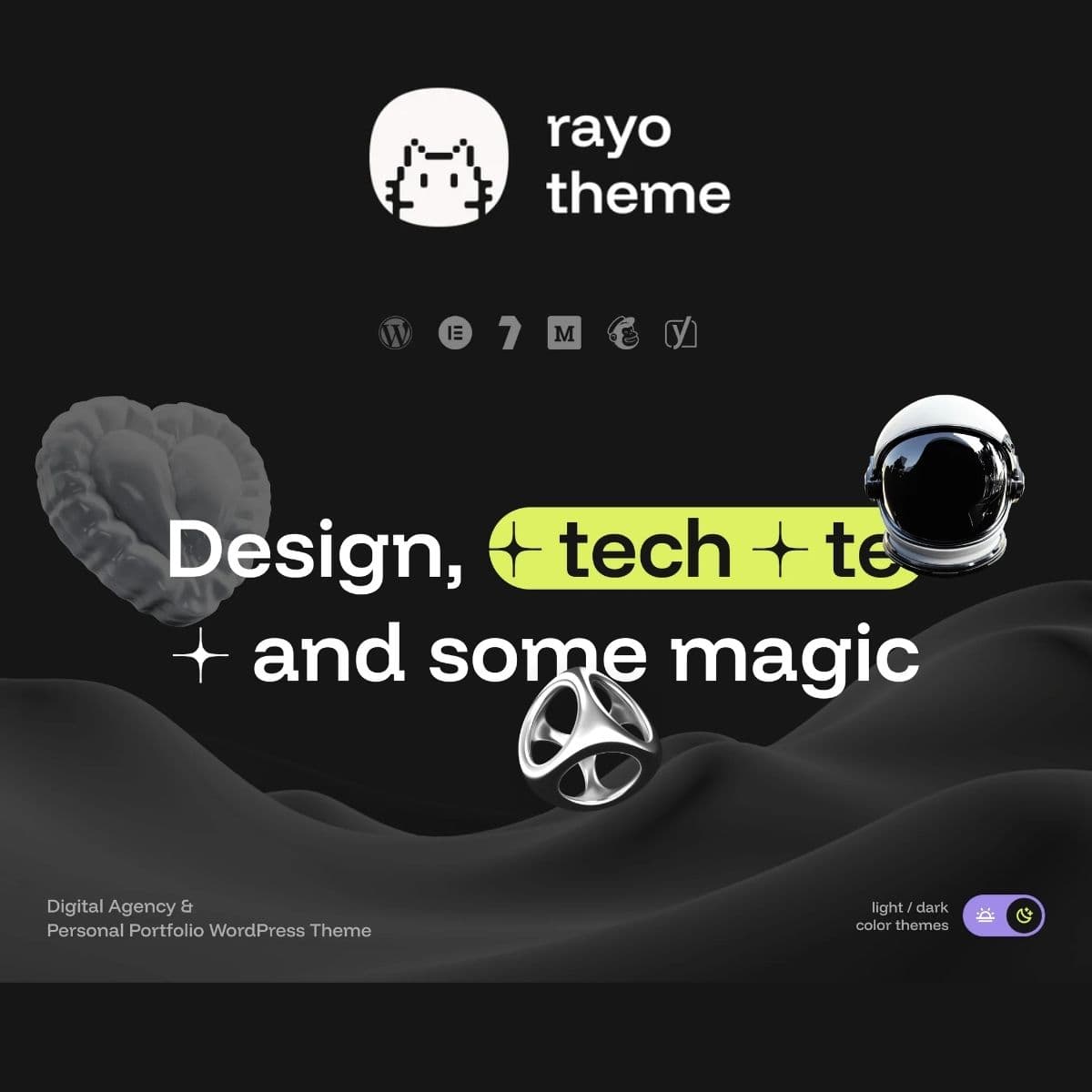 Rayo - Digital Agency & Personal Portfolio WordPress Theme