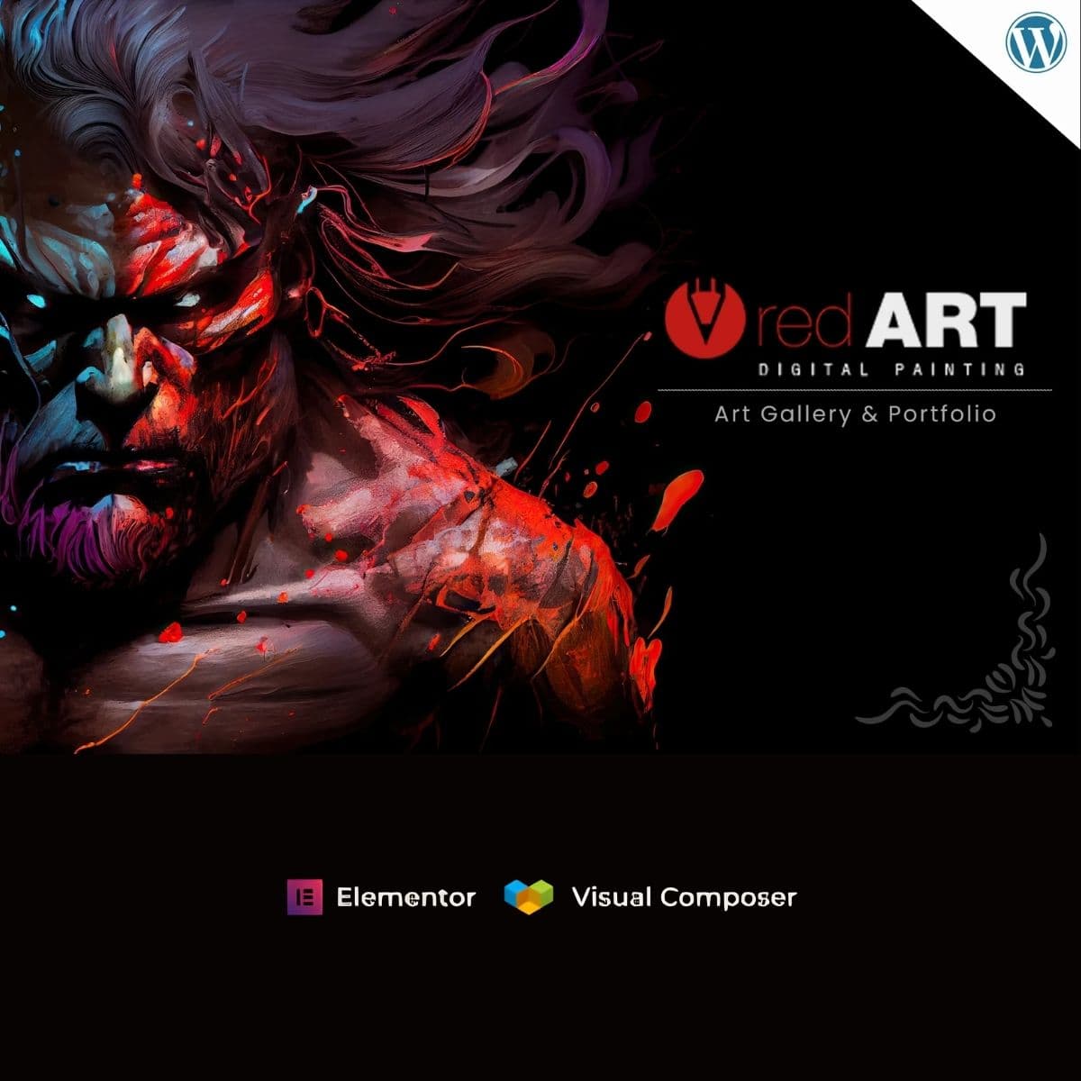 Red Art | Portfolio WordPress Theme