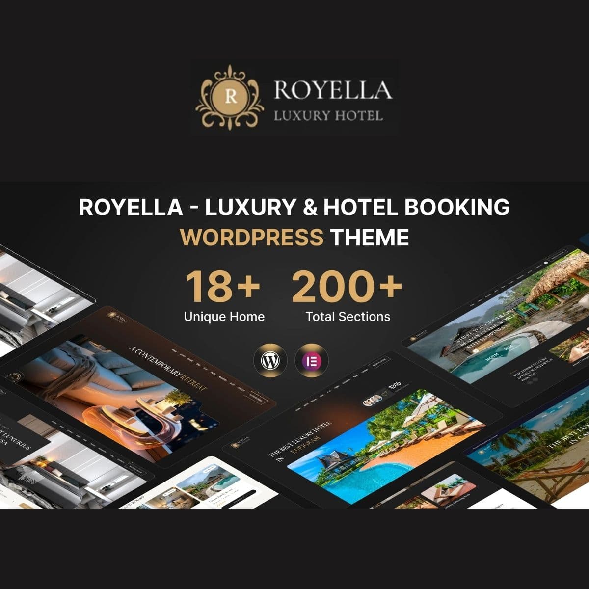 Royella - Luxury & Hotel Booking WordPress Theme