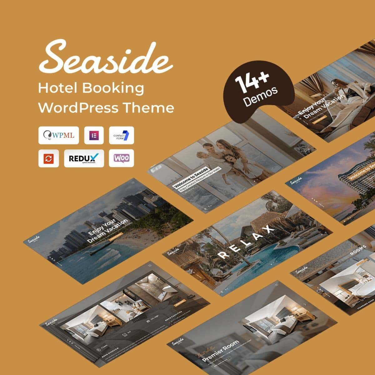 Seaside - Hotel Booking WordPress Theme