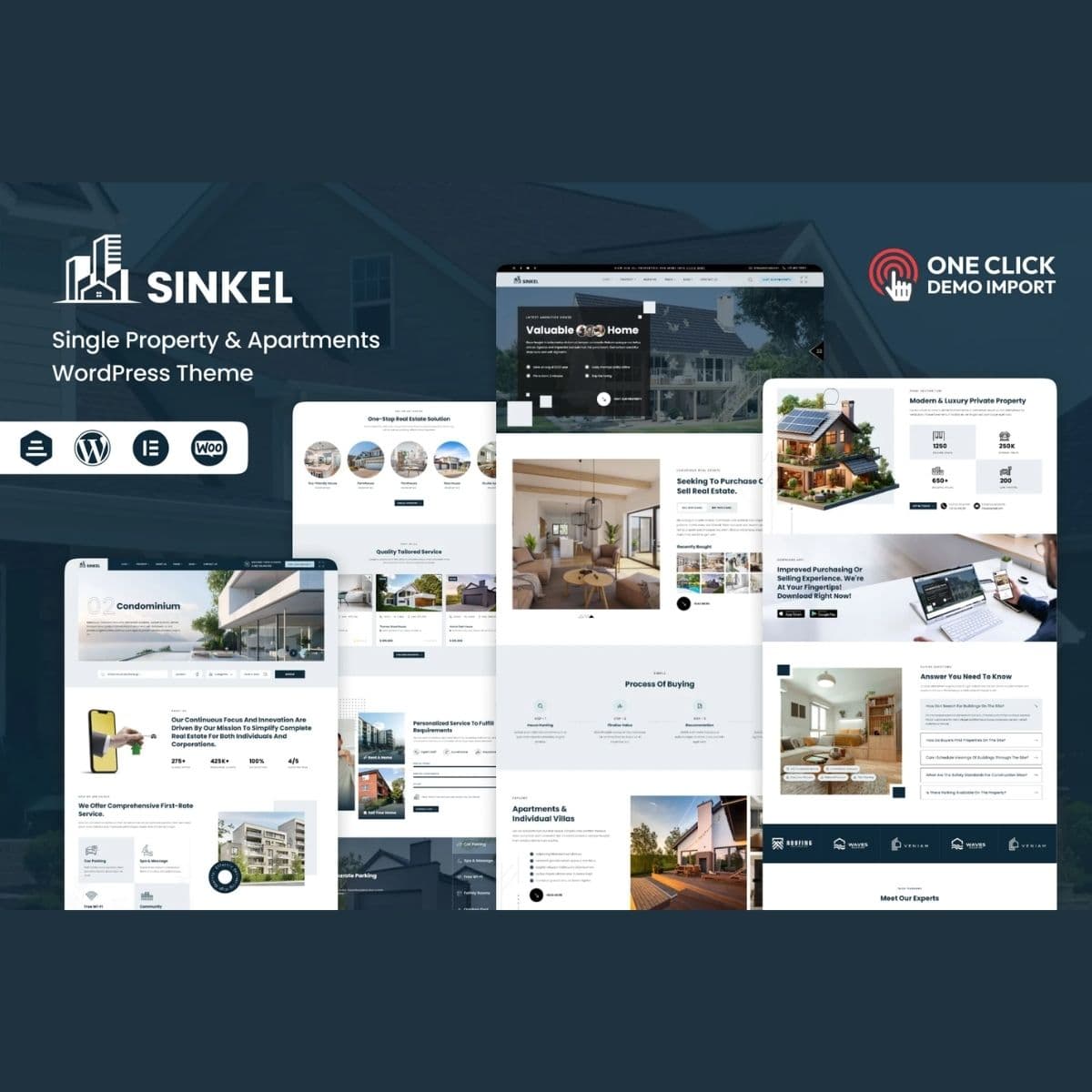 Sinkel - Single Property & Apartments Real Estate WordPress Theme