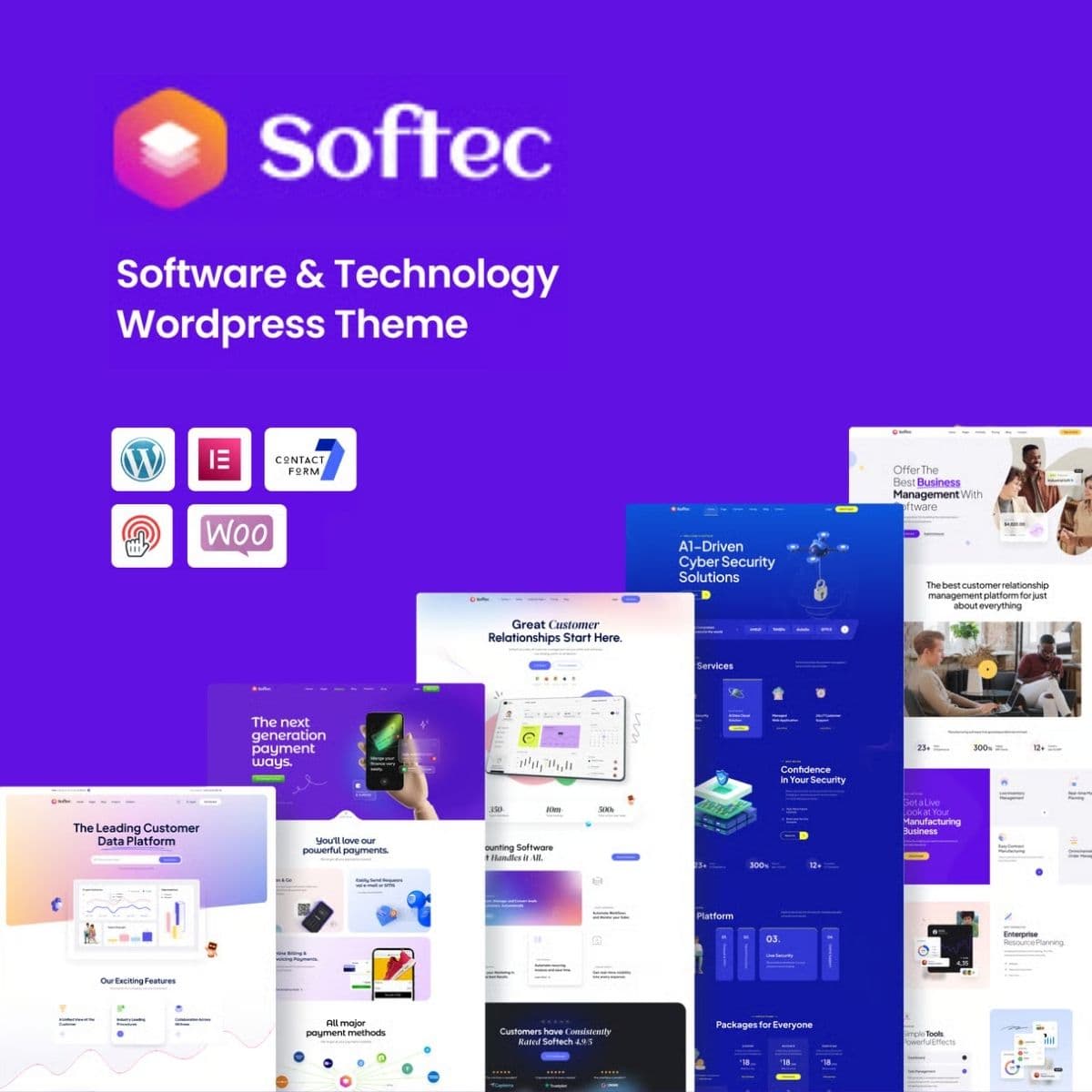 Softec - Software & Technology WordPress Theme + RTL