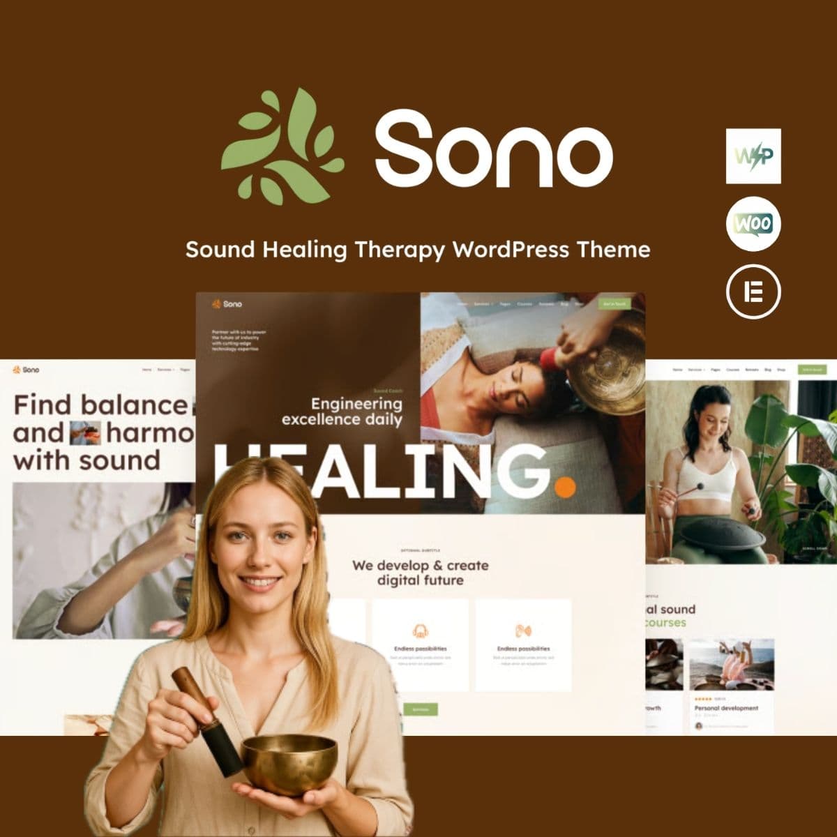 Sono - Sound Healing Therapy WordPress Theme