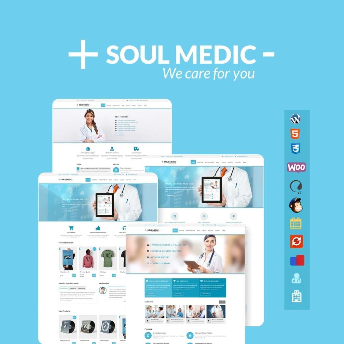 SoulMedic | Hospital & Doctor WordPress Theme