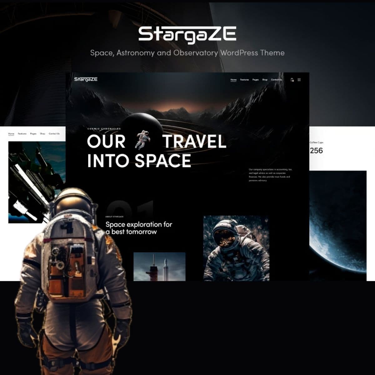 Stargaze - Space, Astronomy and Observatory WordPress Theme