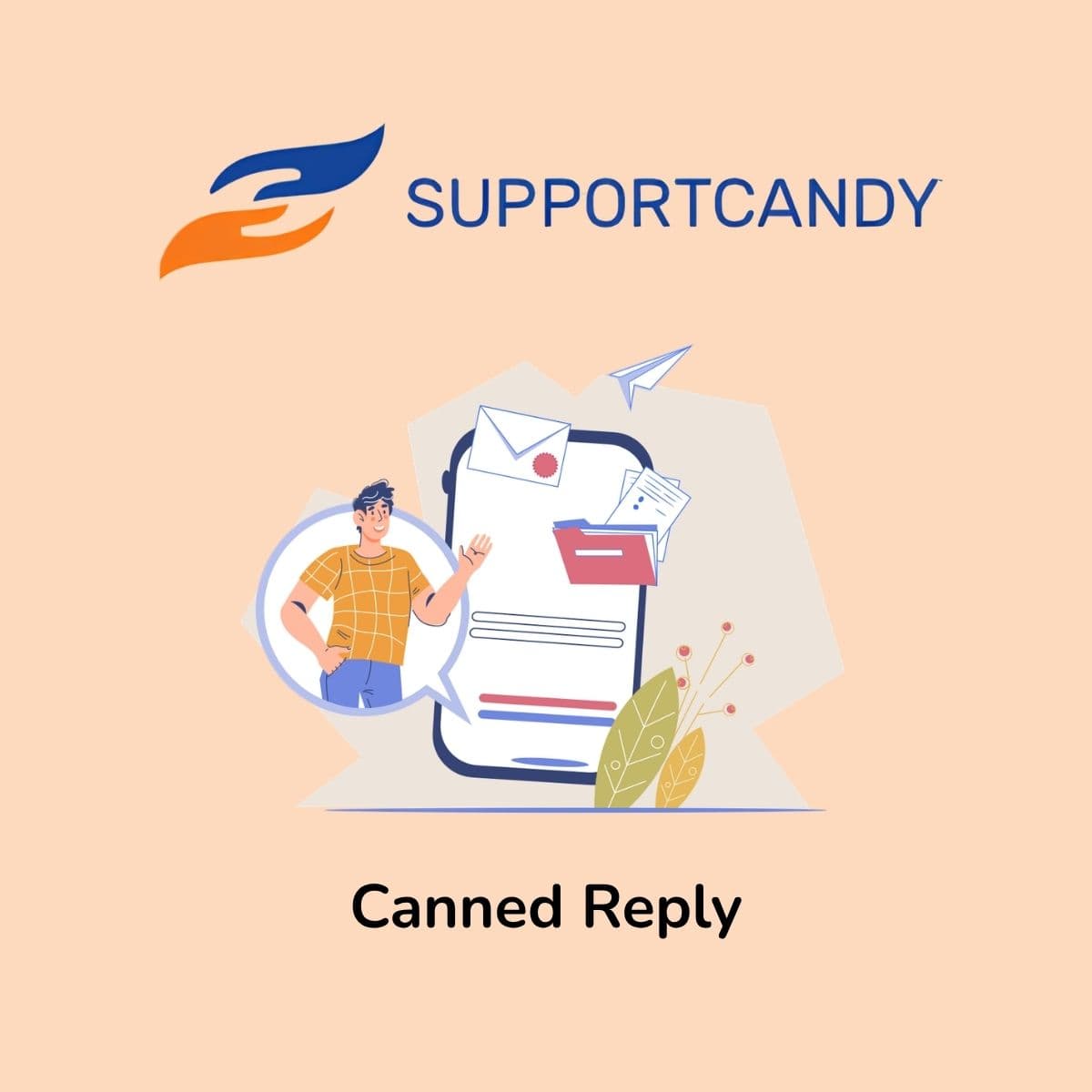 SupportCandy Canned Reply