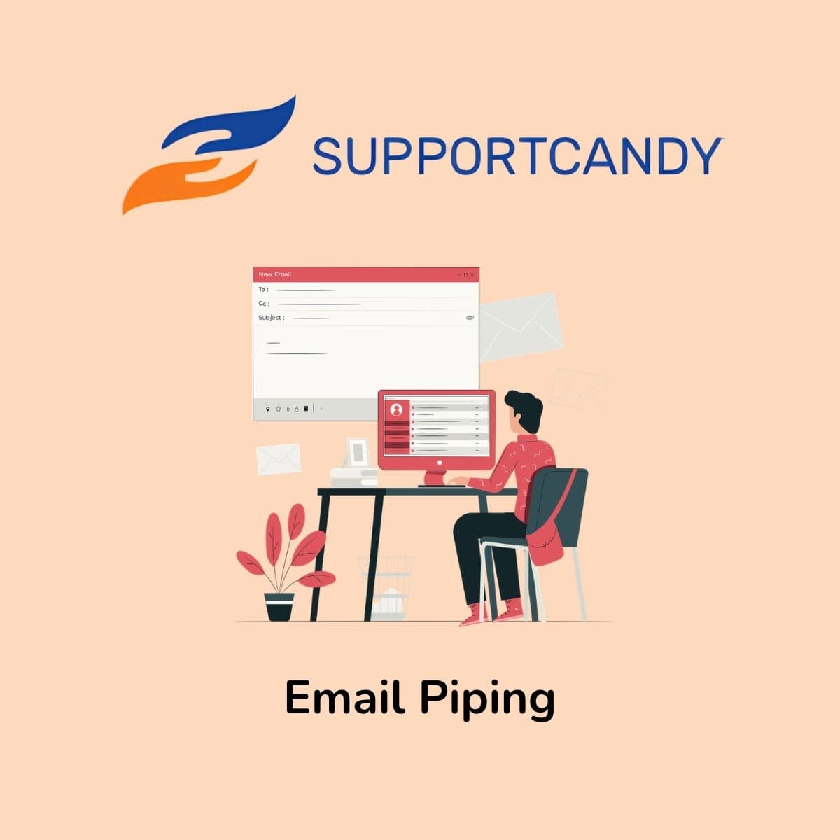 SupportCandy Email Piping
