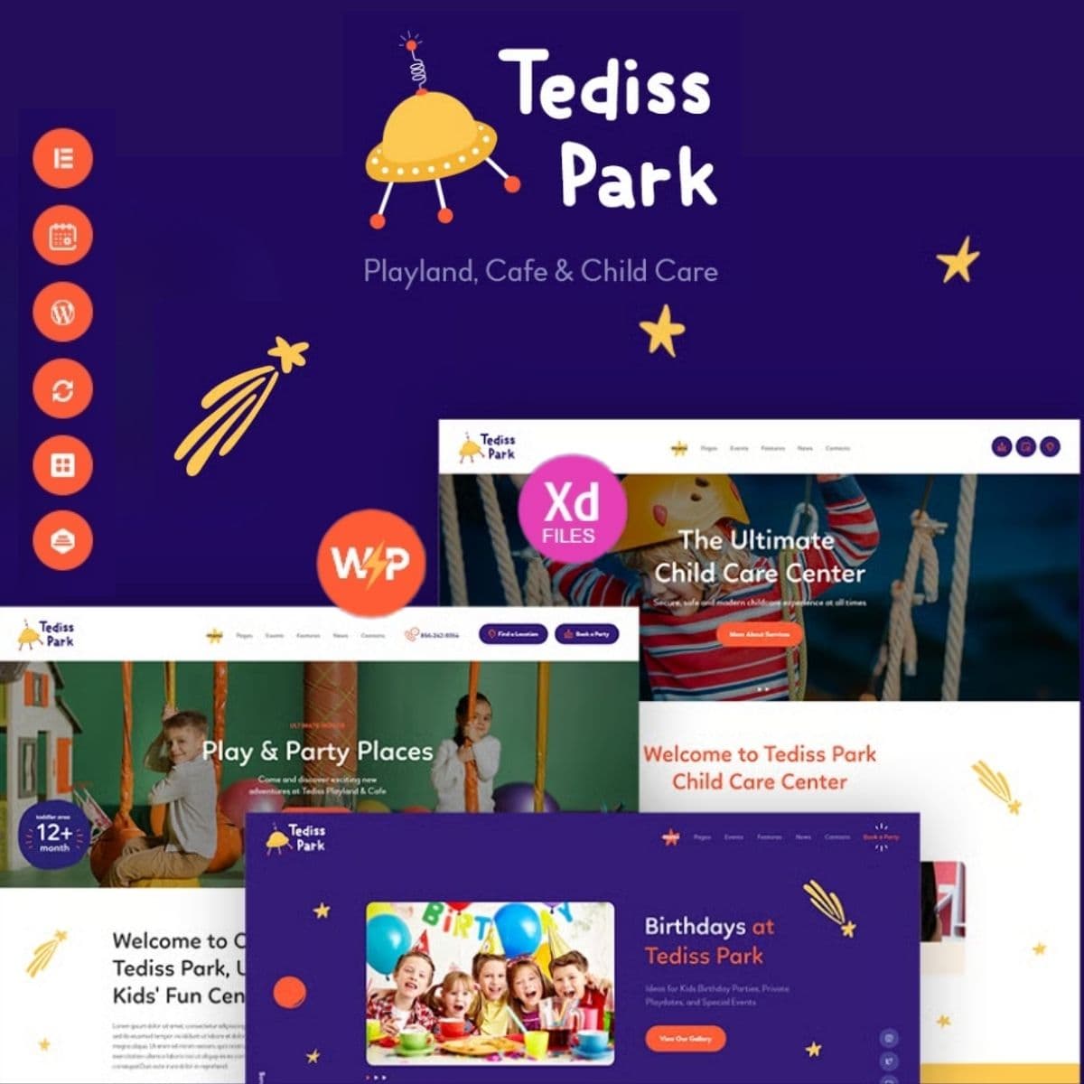 Tediss | Play Area & Child Care Center WordPress Theme