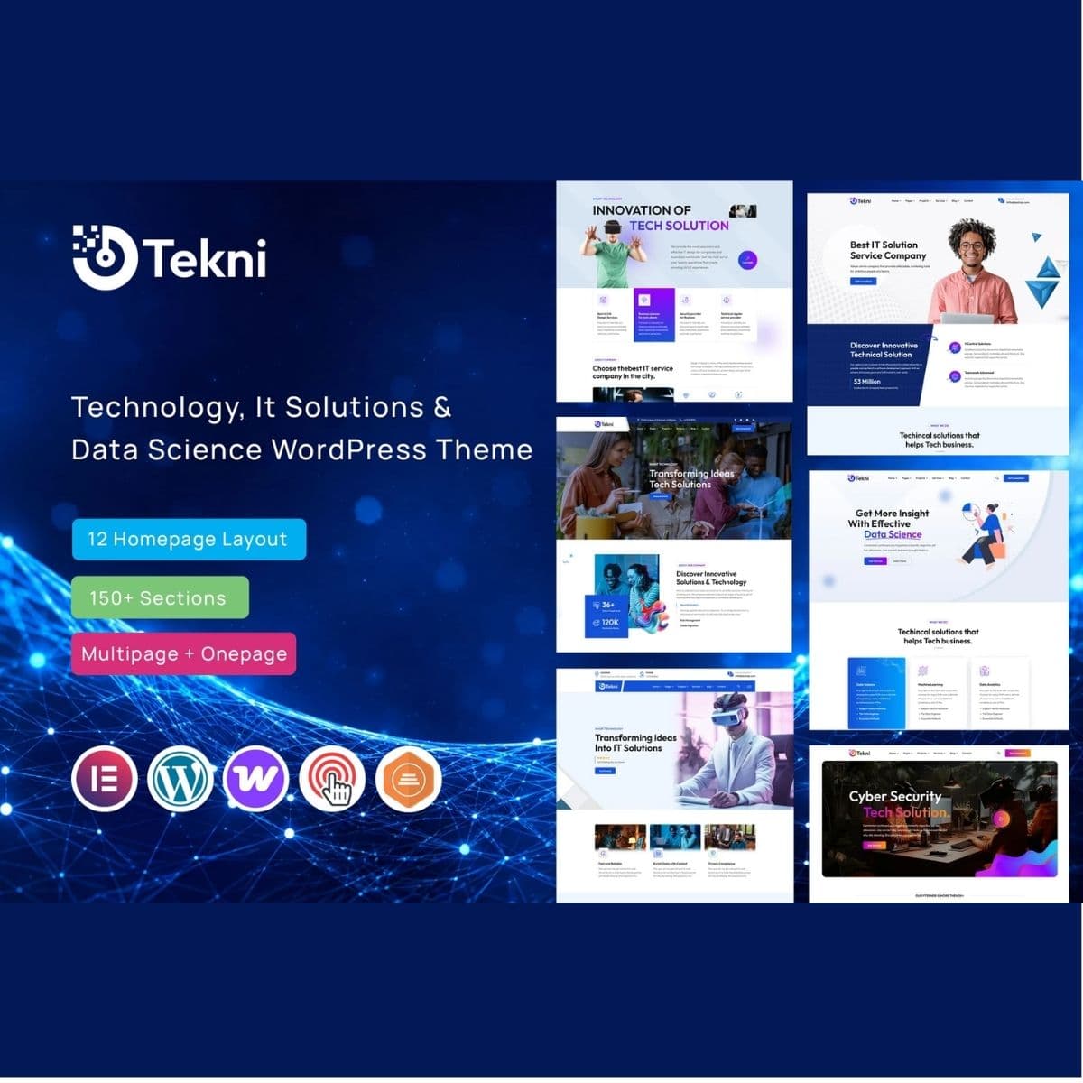 Tekni - IT Solutions & Technology WordPress Theme