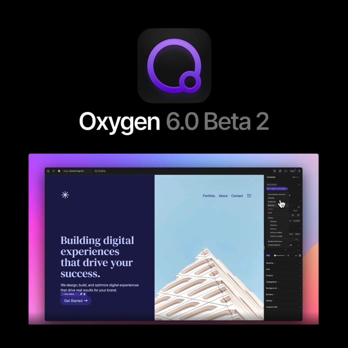 The New Oxygen Builder