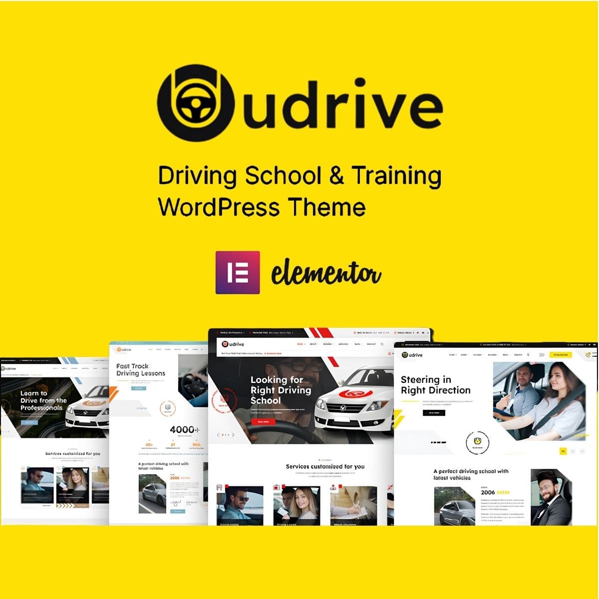 Udrive - Driving School WordPress Theme