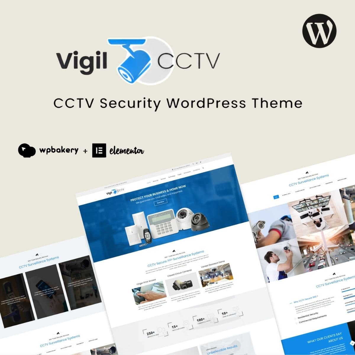 Vigil - CCTV Security WordPress Theme