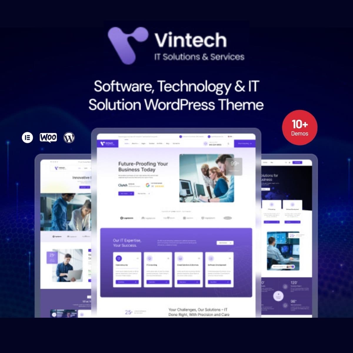 Vintech - Technology & IT Solutions WordPress Theme
