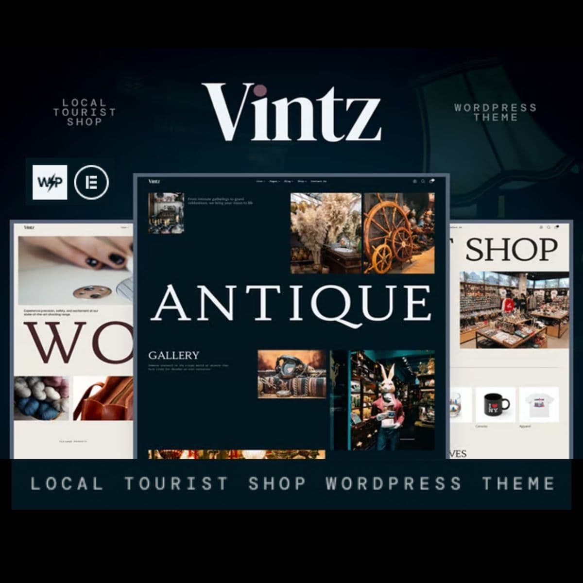 Vintz - Local Tourist Antique Shop WordPress Theme