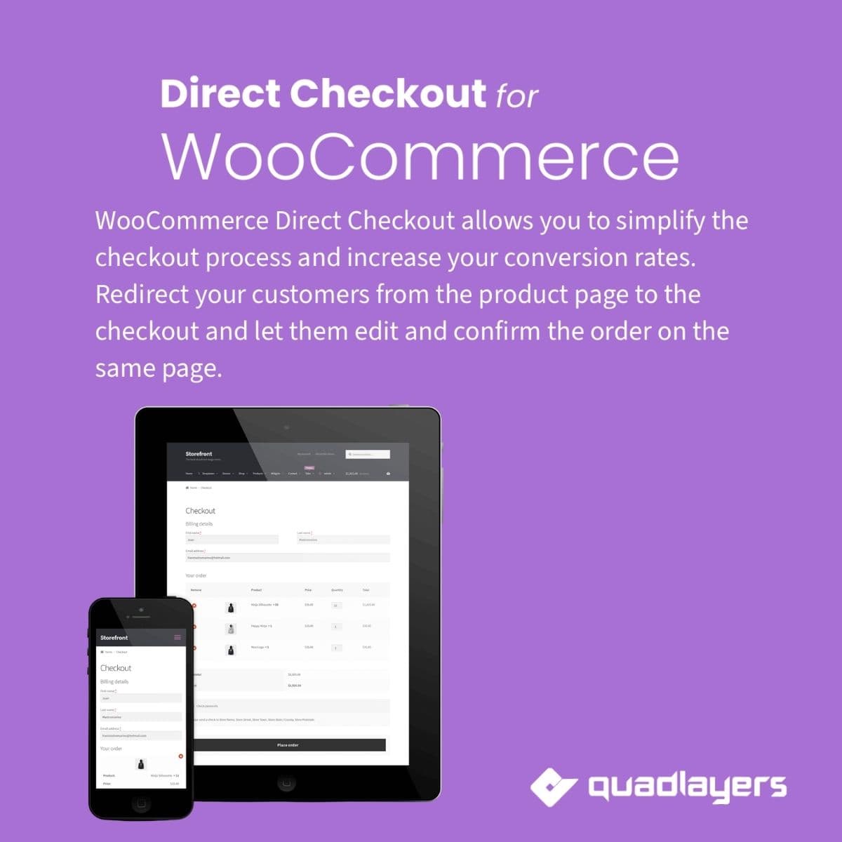 WooCommerce Direct Checkout PRO by Quadlayers