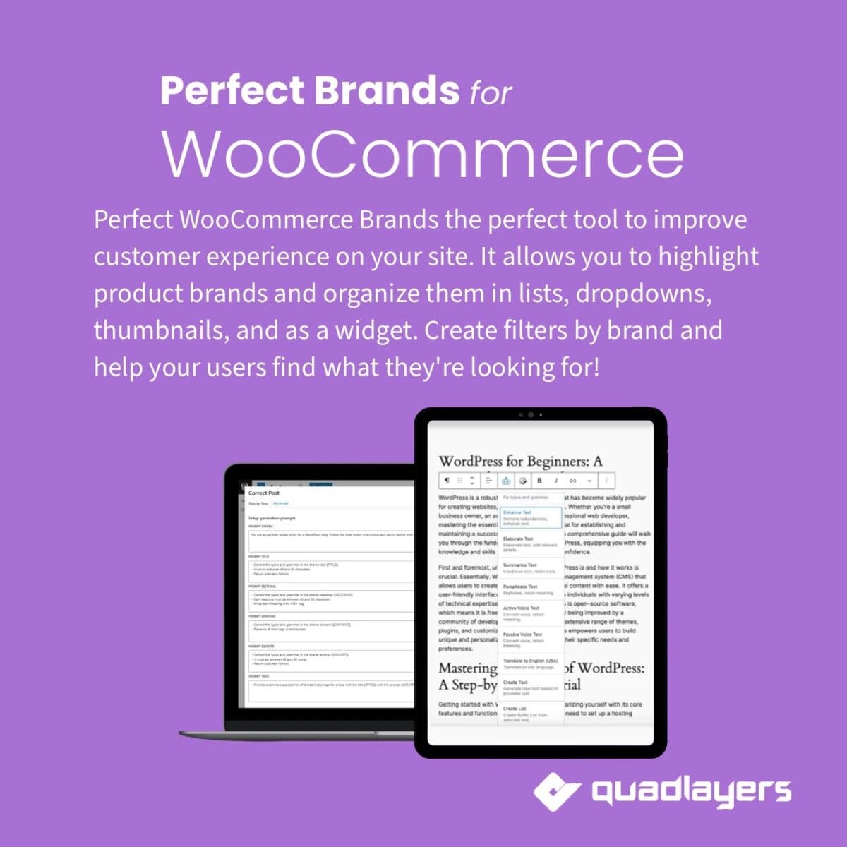 WooCommerce Perfect Brands PRO by Quadlayers