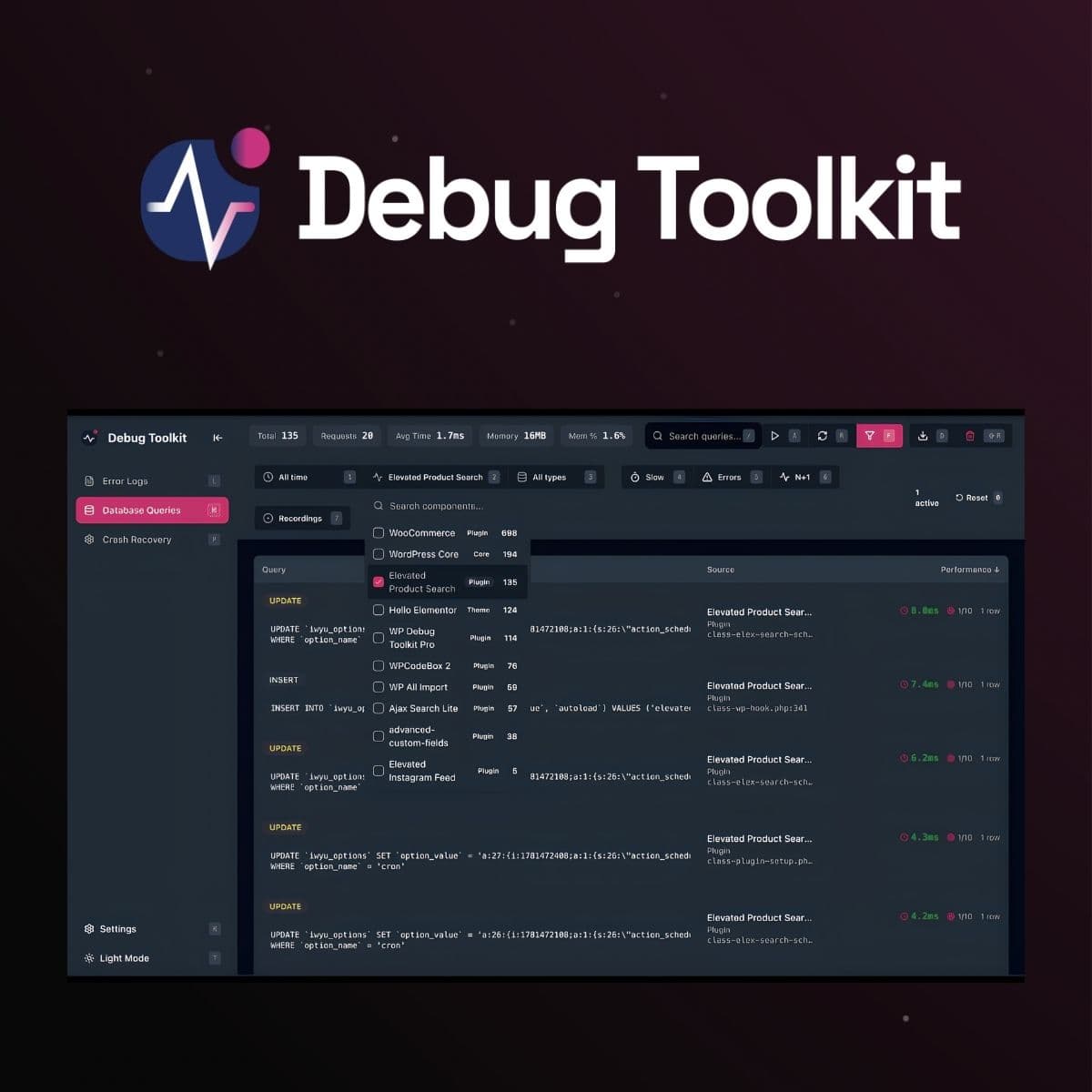 WP Debug Toolkit Pro