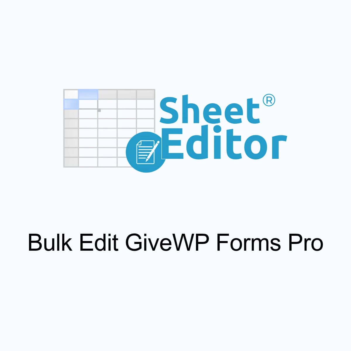 WP Sheet Editor Bulk Edit GiveWP Forms Pro