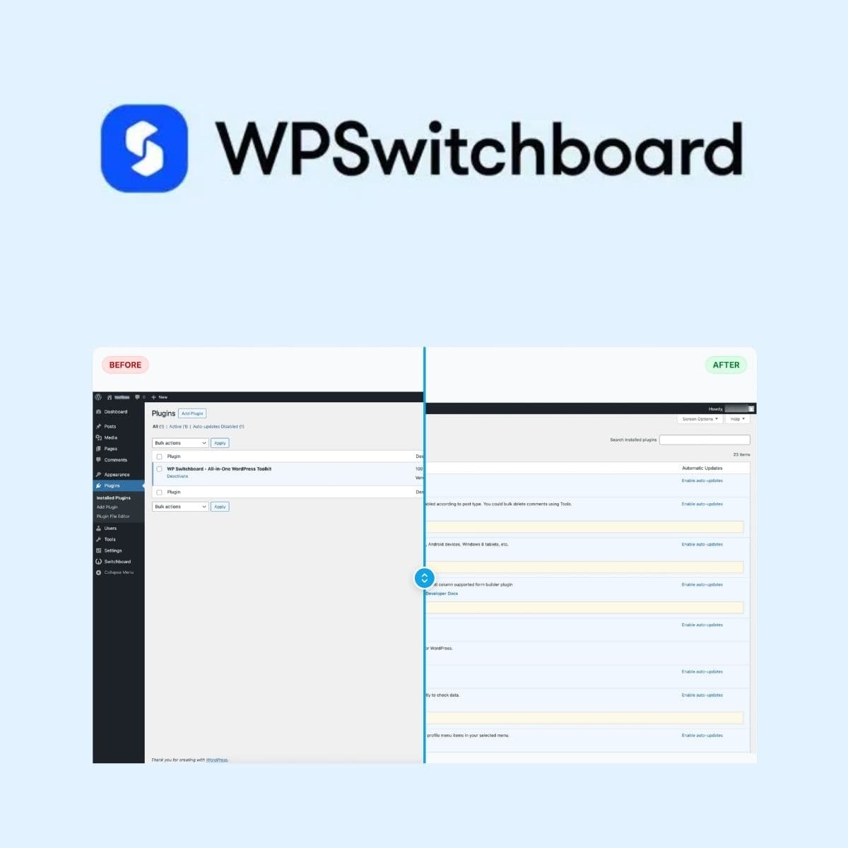 WP Switchboard Pro