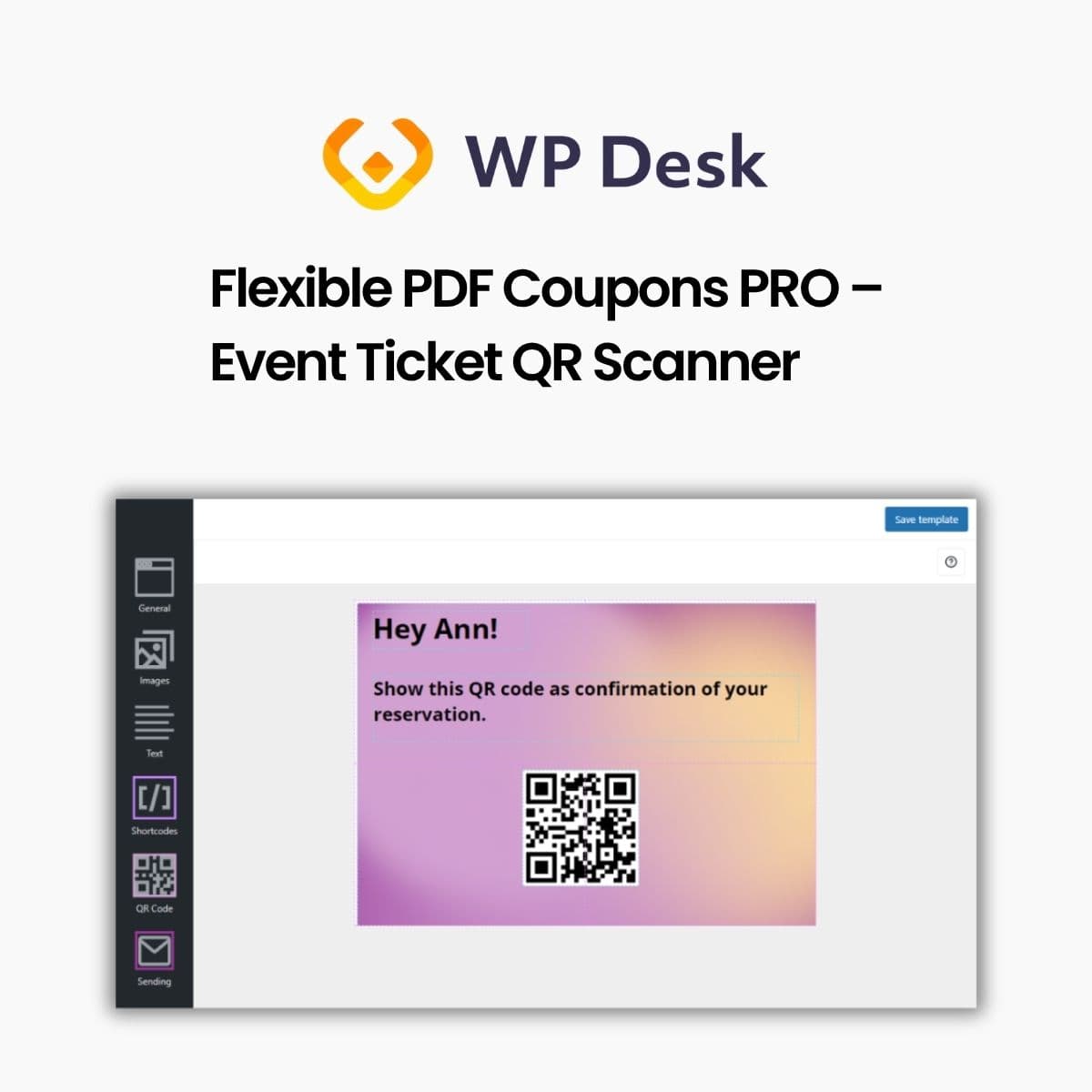 WPDesk - Flexible PDF Coupons PRO – Event Ticket QR Scanner