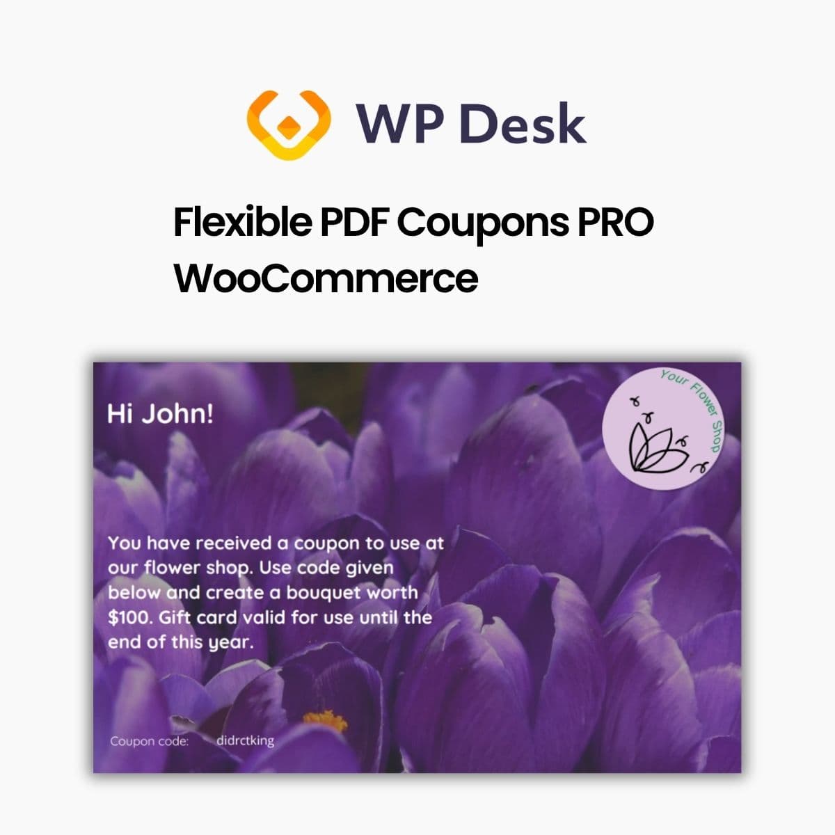WPDesk - Flexible PDF Coupons PRO – Advanced Sending