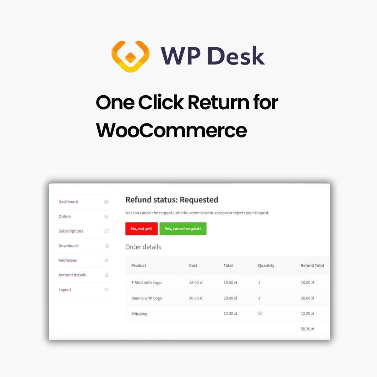 WPDesk - One Click Return for WooCommerce