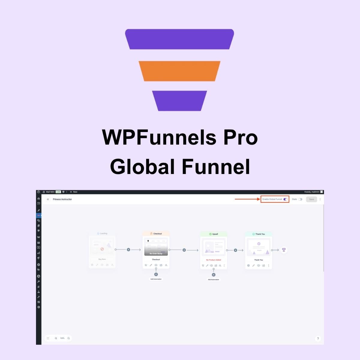 WPFunnels Pro Global Funnel