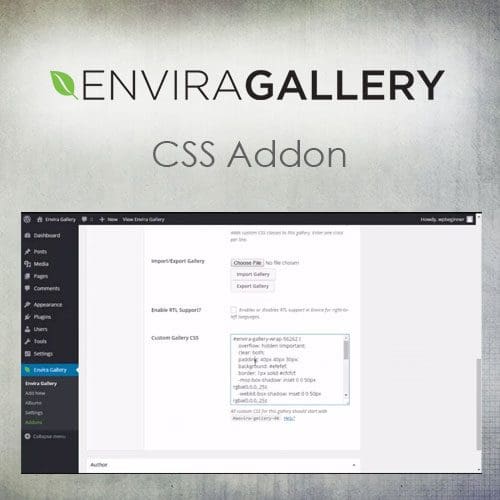 Envira Gallery - CSS Addon