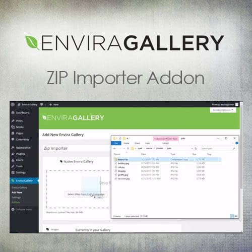 Envira Gallery - ZIP Importer Addon