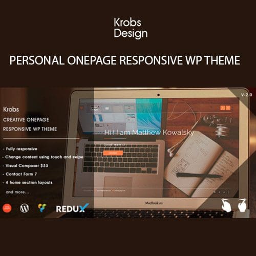 Krobs - Personal Onepage Responsive WP Theme