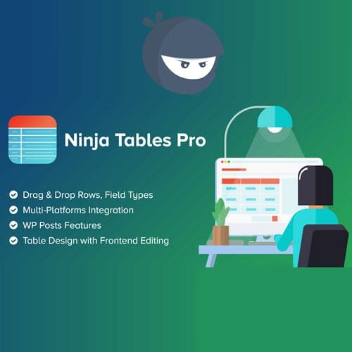 Ninja Tables Pro - The Fastest and Most Diverse WP DataTables Plugin